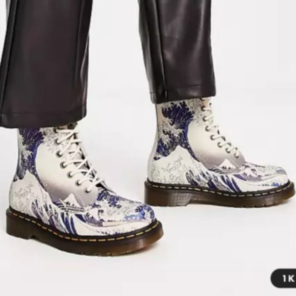 Dr. Martens Shoes Dr Martens X The Met 46 Leather Lace Up Boots In